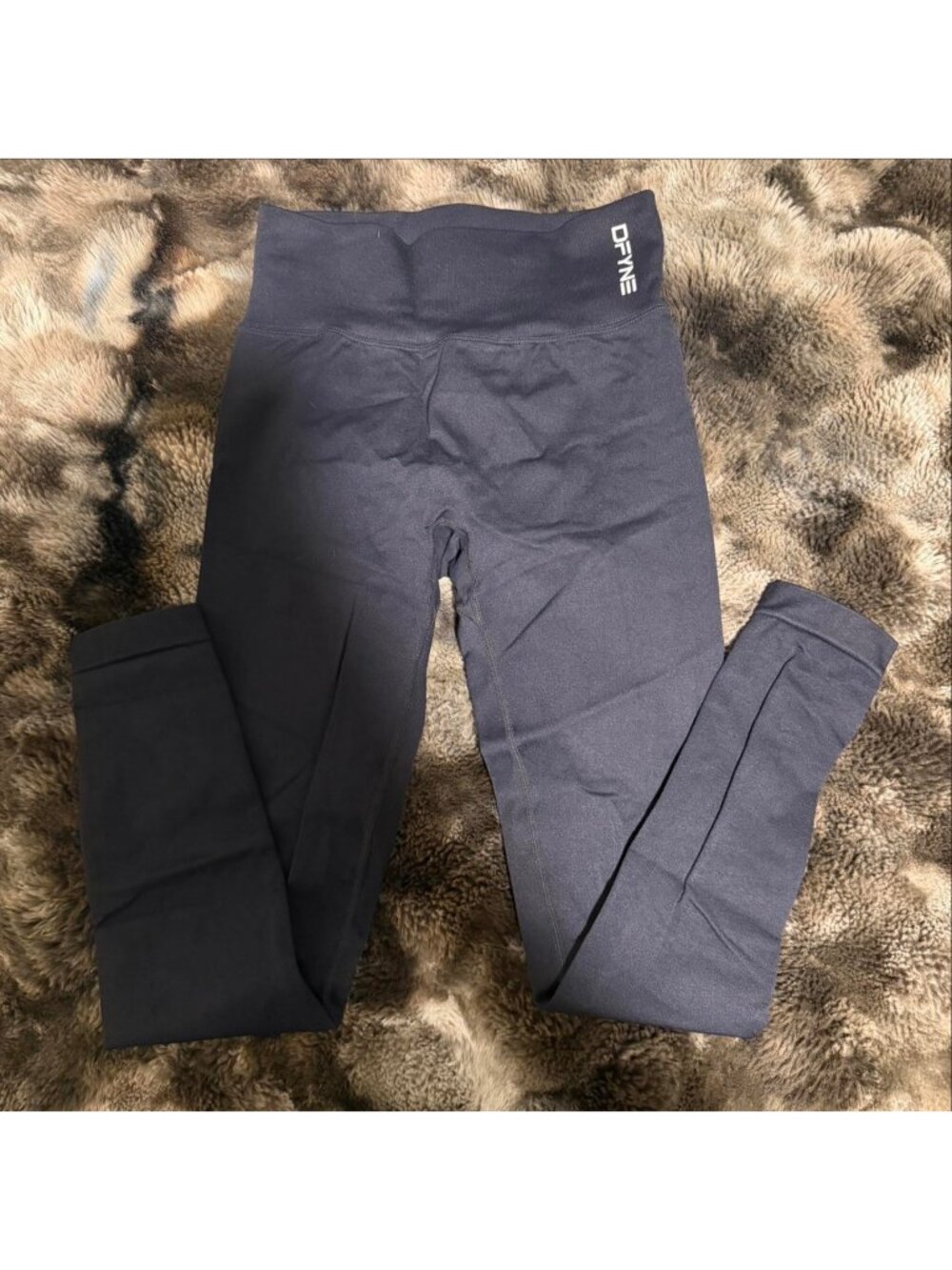 Black DFYNE High Waisted Scrunch Butt BBL Workout leggings - Size XS #Dfyne
